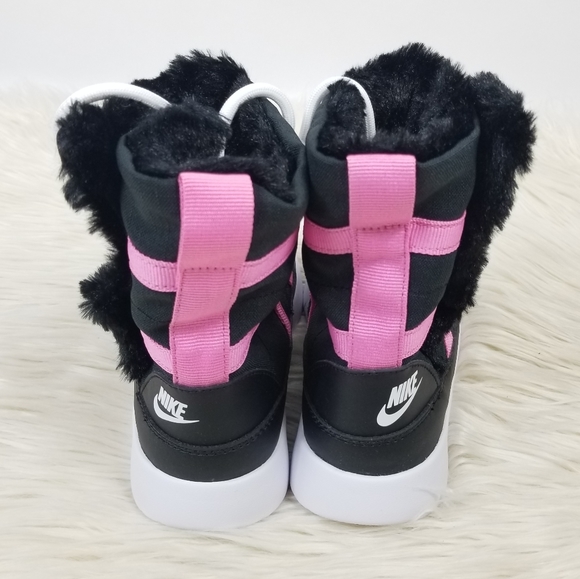 Nike Venture PS Pink Black Winter Boot - Picture 2 of 5